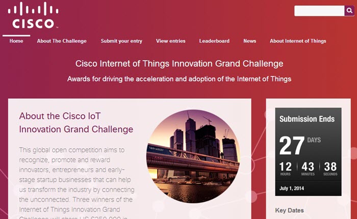 Cisco Internet of Things Innovation Grand Challenge__Web Page