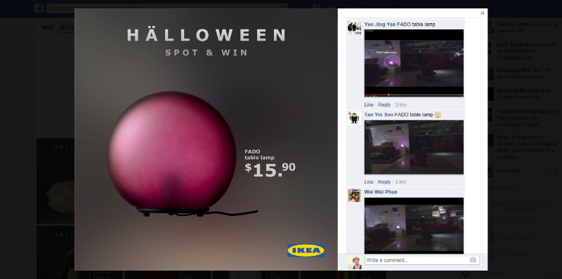 IKEA Halloween Spot & Win Contest