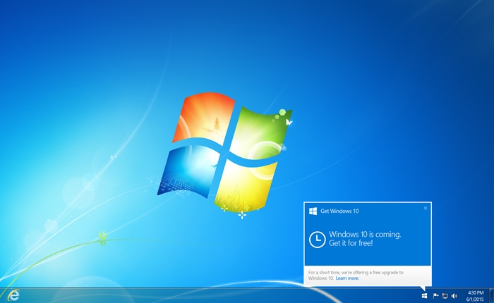 Windows 10 Upgrade Notification-higlight