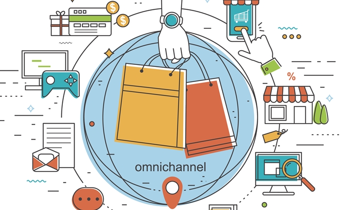 omni-channel concept illustration