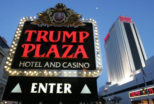 The Trump Plaza hotel and casino in Atla