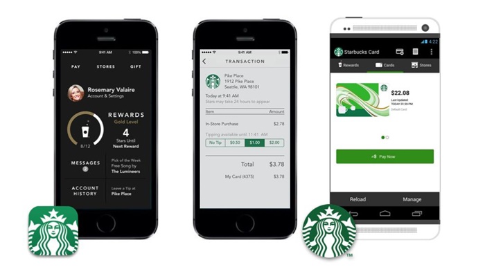 starbucks order and pay