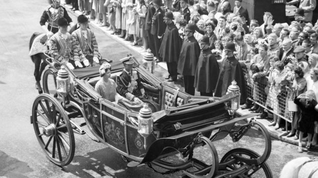 The King during a state visit to London in 1960