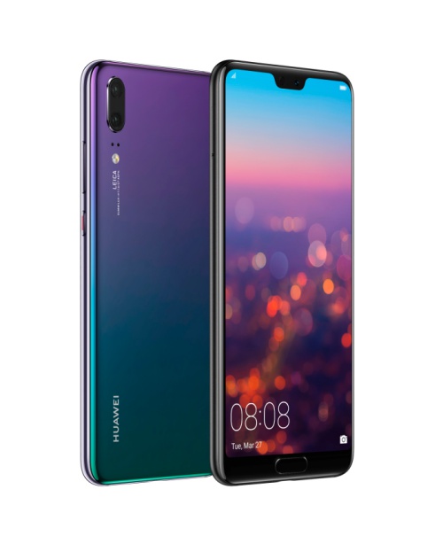 HUAWEI P20 Twilight Front and Back