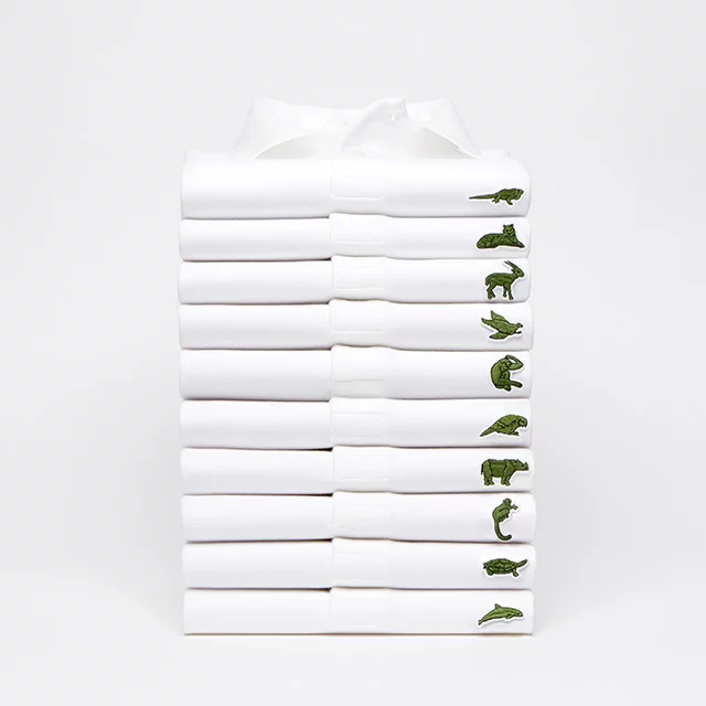 เสื้อที่มีจำนวนเท่ากับชีวิตที่เหลืออยู่ Lacoste ผลิตเสื้อรุ่น Limited  เปลี่ยนโลโก้เป็นรูปสัตว์ใกล้สูญพันธุ์ 10 ชนิด