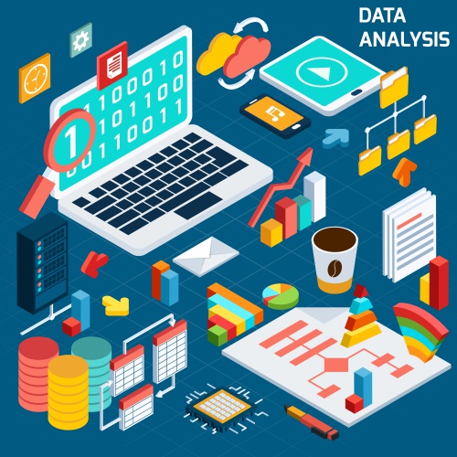 Data analysis isometric