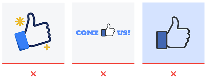 Facebook-brand-guideline Logo F thumb icon do and dont