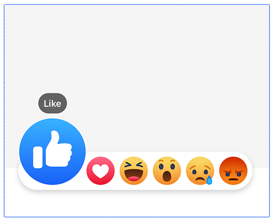 Facebook-brand-guideline การใช้ reaction