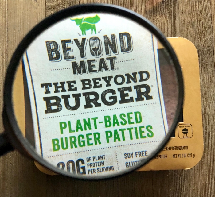 Beyond Meat plant based burger