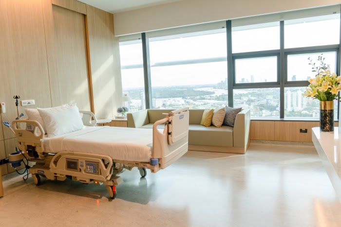 ห้องพักผู้ป่วยสุดหรู Royal River Suite MedPark Hospital โรงพยาบาล แถวพระราม 4