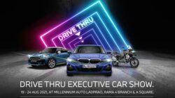 ‘Drive Thru Executive Car Show by Millennium Auto’ ครั้งแรกกับการเลือกชมรถผู้บริหาร ป้ายแดง ในเครือ BMW แบบไดรฟ์ทรู ผ่อนดาวน์ 0% รวมกว่า 70 คัน 19-24 สิงหาคมนี้ ที่โชว์รูมพระราม 4 และเอ-สแควร์ โทร. ด่วนที่เบอร์ 1286