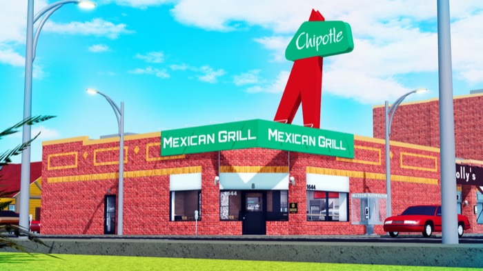 Chipotle Metaverse on Roblox 