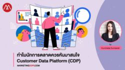 ทำไมนักการตลาดควรหันมาสนใจ Customer Data Platform (CDP)