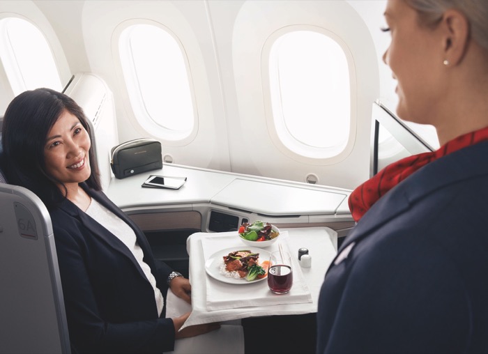 Air Canada _Business Class Cuisine