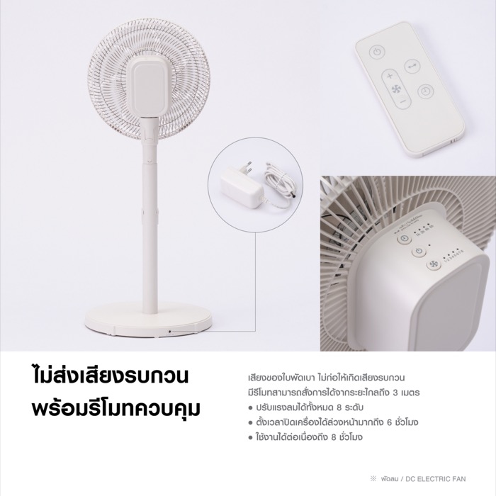 MUJI Home Appliance_DC Electric Fan