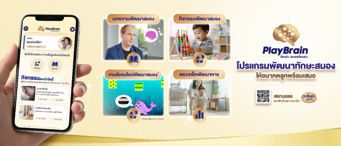 PlayBrain ยิ่งเล่น สมองยิ่งแล่น คือ โปรแกรมพัฒนาทักษะสมองลูก