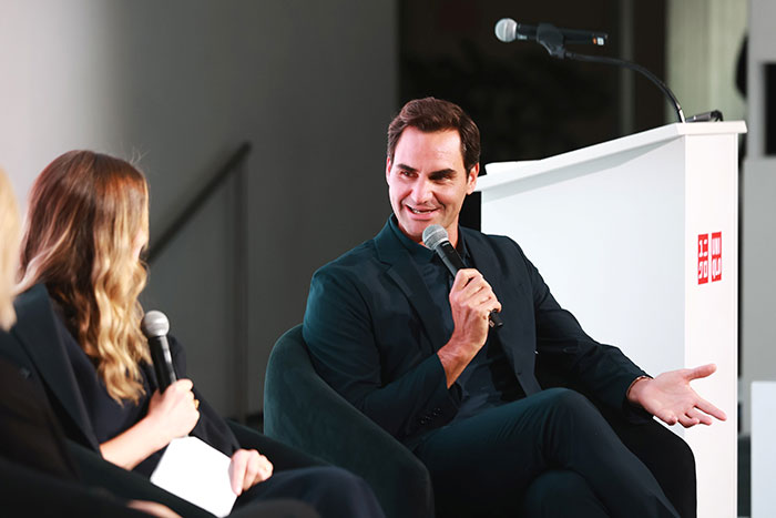 โรเจอร์ เฟเดอเรอร์ (Roger Federer) พาร์ทเนอร์คนสำคัญที่ร่วมงานกับยูนิโคล่มานานกว่า 7 ปี