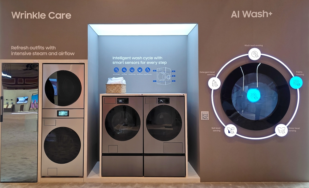 Samsung Corporate CES 2026 The First Look 2026 AI Companions Laundry Booth