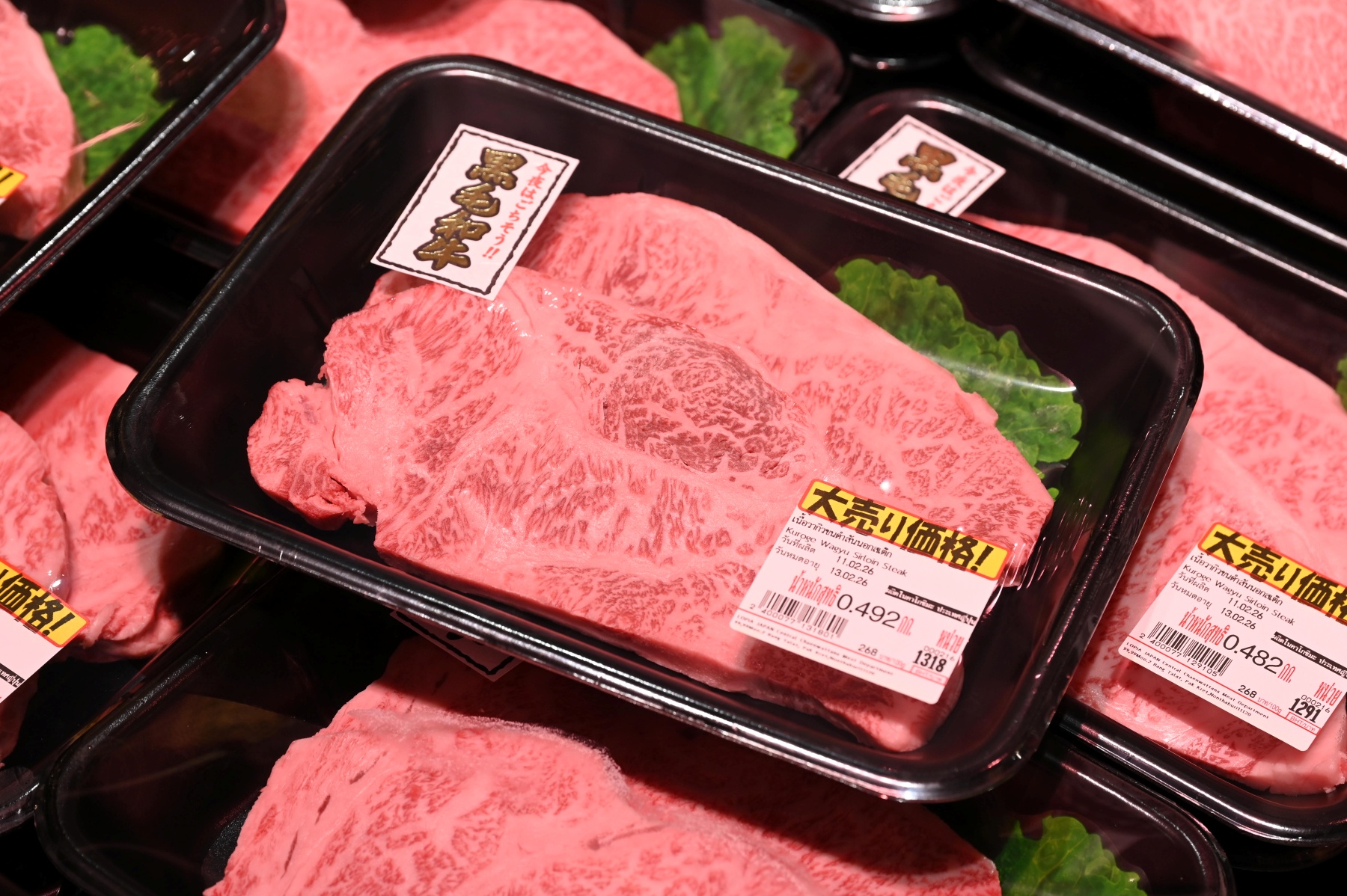 โซนเนื้อวากิวพรีเมียมที่ Lopia Japan ไทย